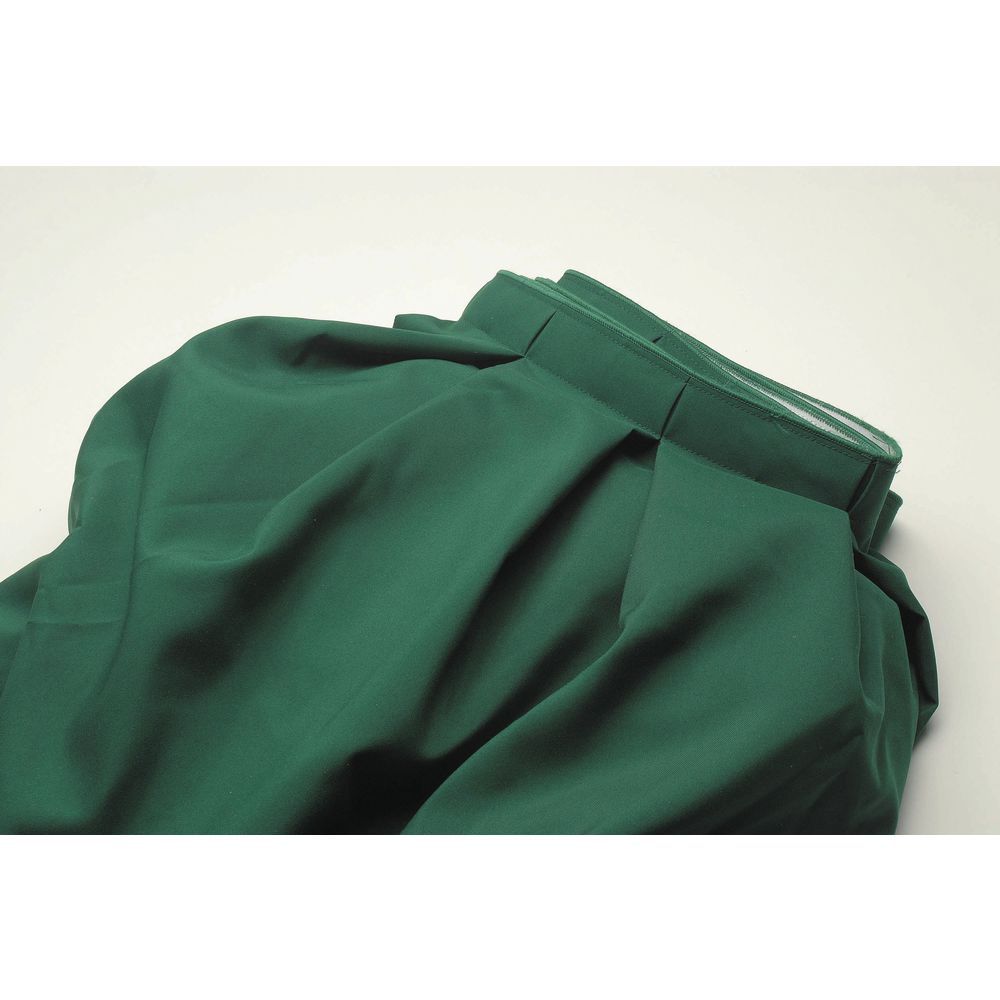 Hunter Green Table Skirt Box Pleated Polyester 29&#34;H x 13&#34;L
