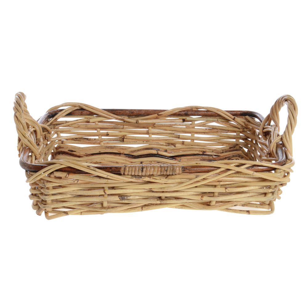 Wicker basket with Handles for Frequent Relocation