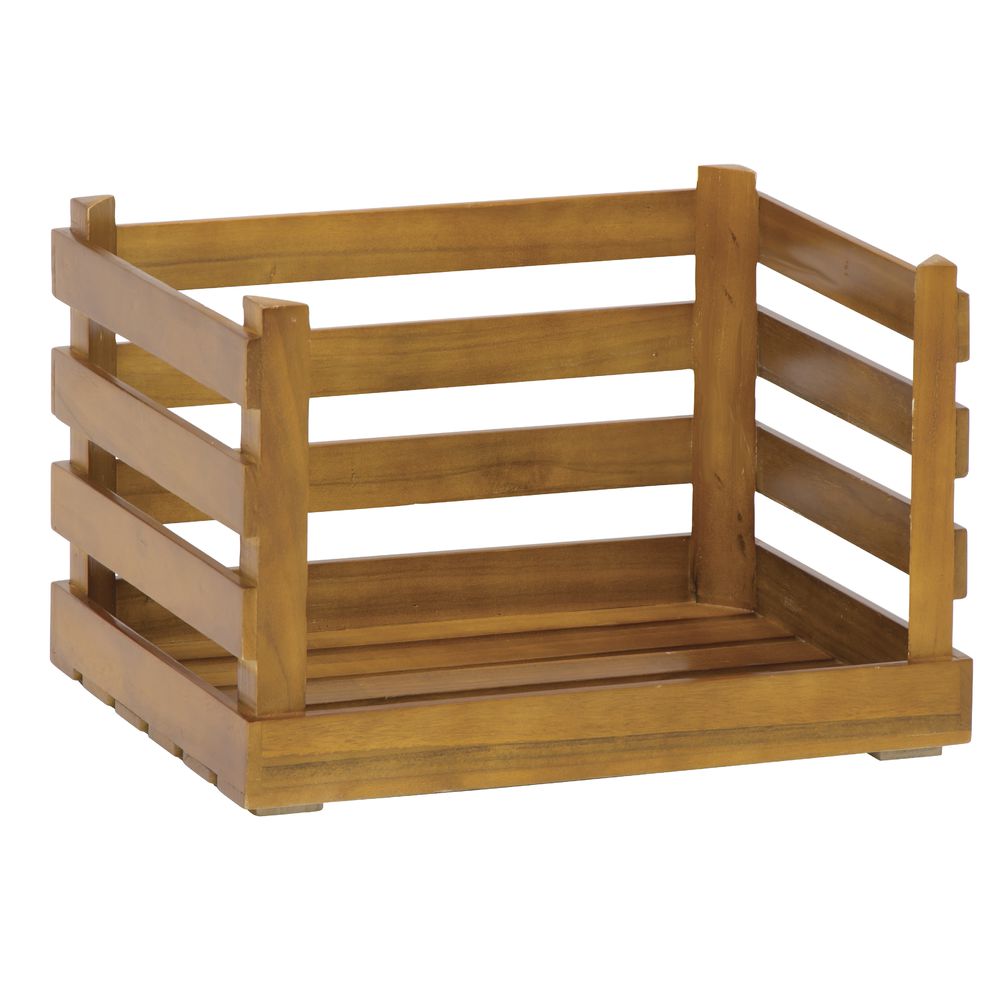 CRATE, STACKING, LARGE, W/OUT CASTERS