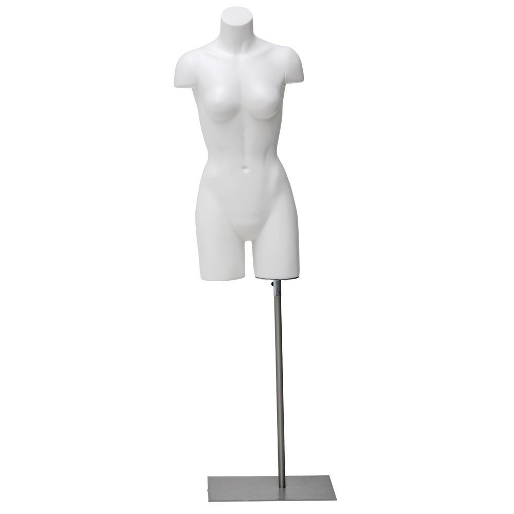Unbreakable Mannequin Torso with Base Female 