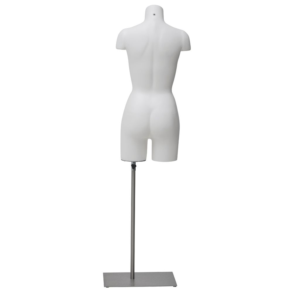 Female Unbreakable Full Round Plastic Mannequin Torso #PS-L-11WH 