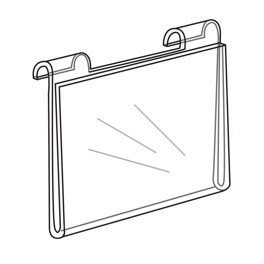 Acrylic Gridwall Sign Holder