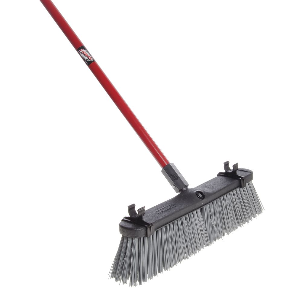 Libman&#174; Rough Surface Push Broom with Handle 18"W