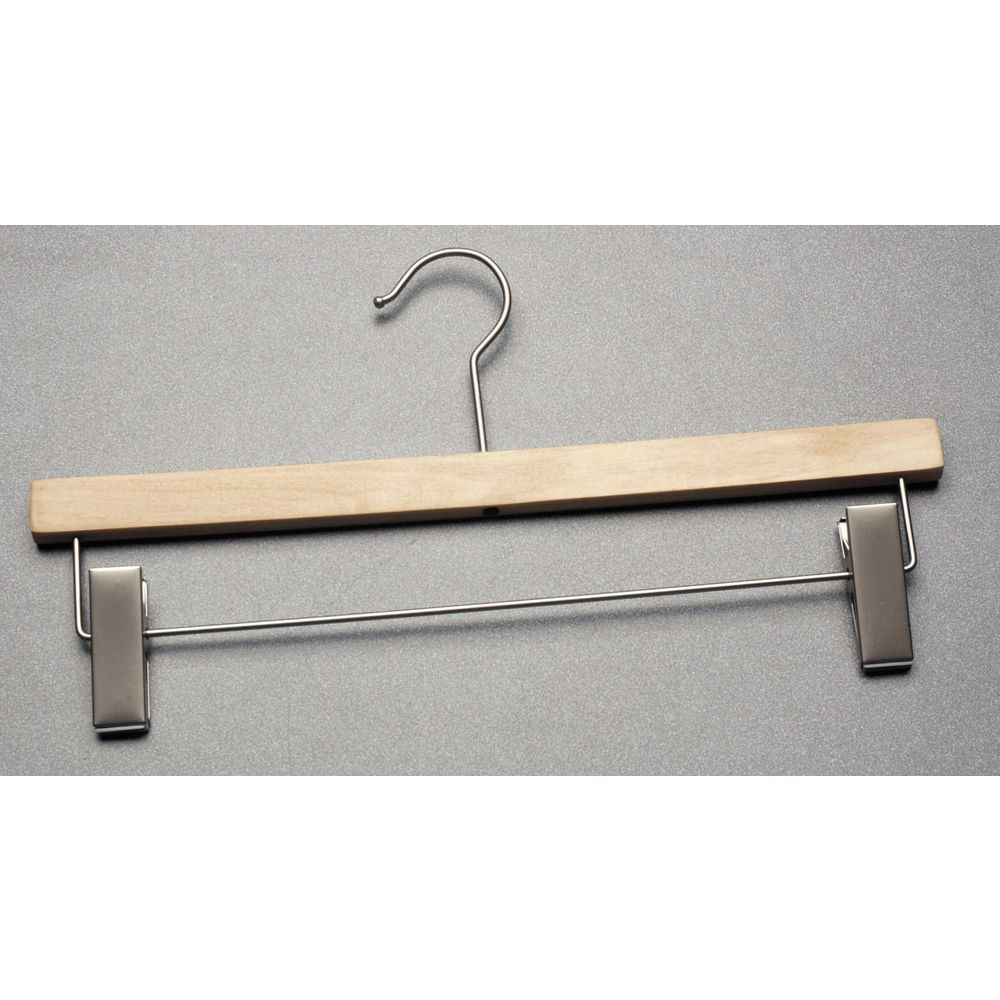 Pant Hanger with Natural Wood Finish