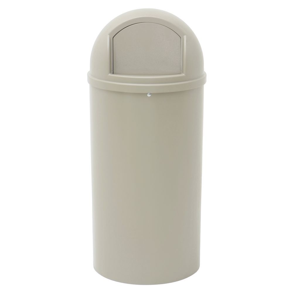Outdoor Round Trash Can Controls Insects and Odors
