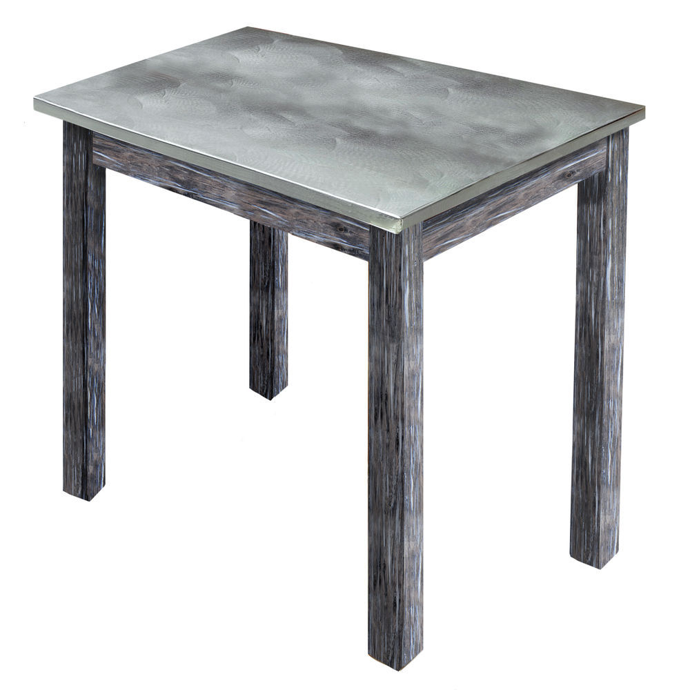 TBLE, GALV.TOP, RUSTIC GRAY, 24WX20LX22-1/4