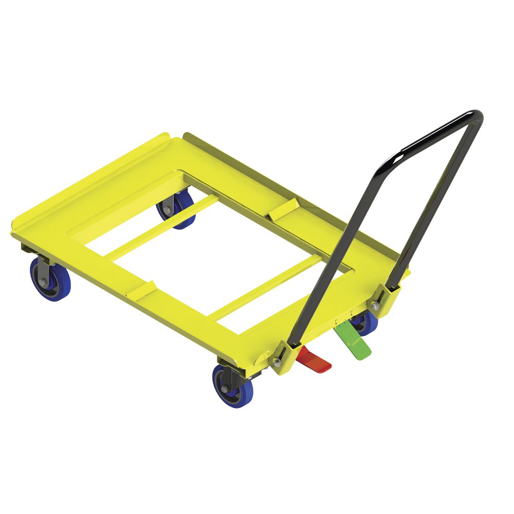 DOLLY, LOCK+LOAD, BRAKE SYSTEM, STACKABLE