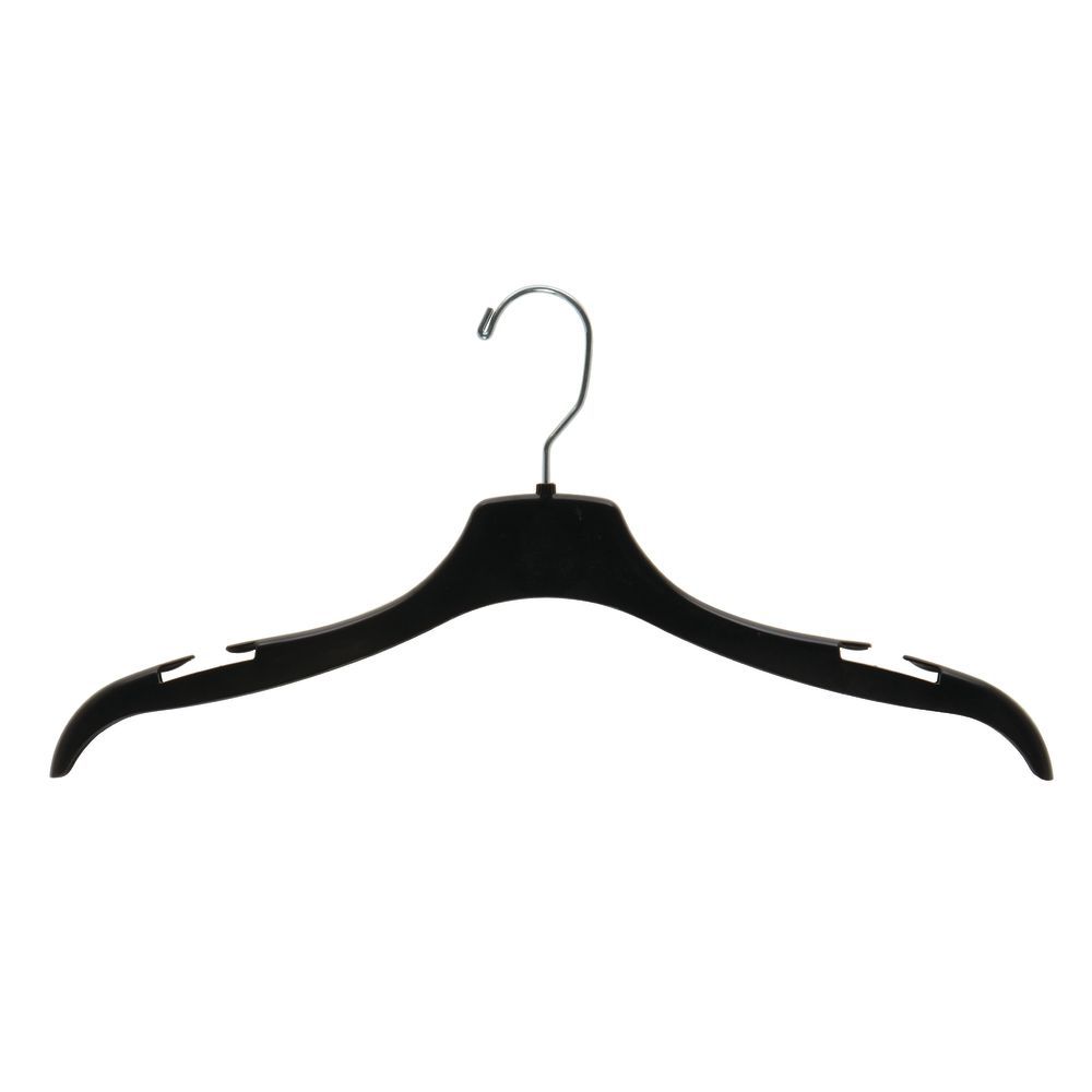 Black Plastic Hanger 17 Inch