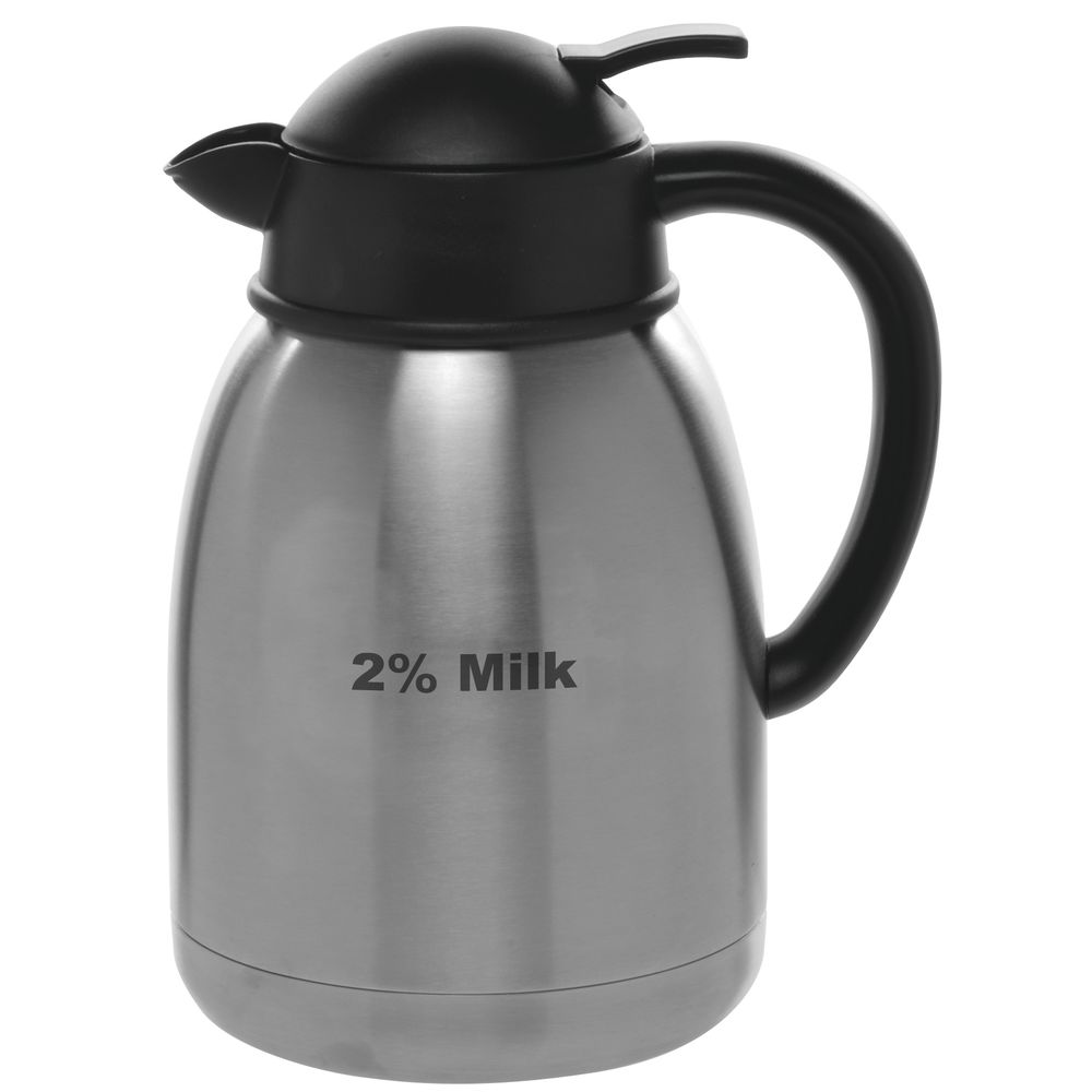 DECANTER, 1.5L, W/2% MILK , STAINLESS