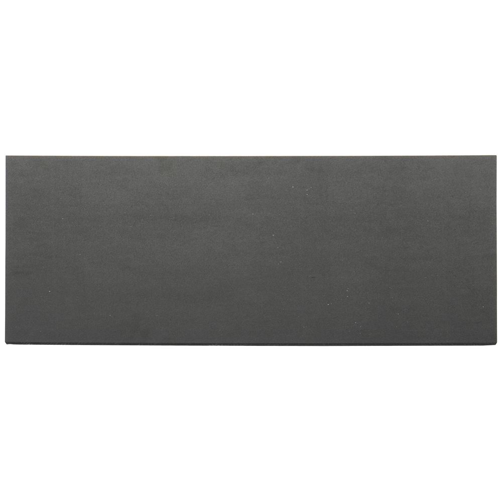 SHEET, 24LX20WX1/4H, BLACK SOLID ABS