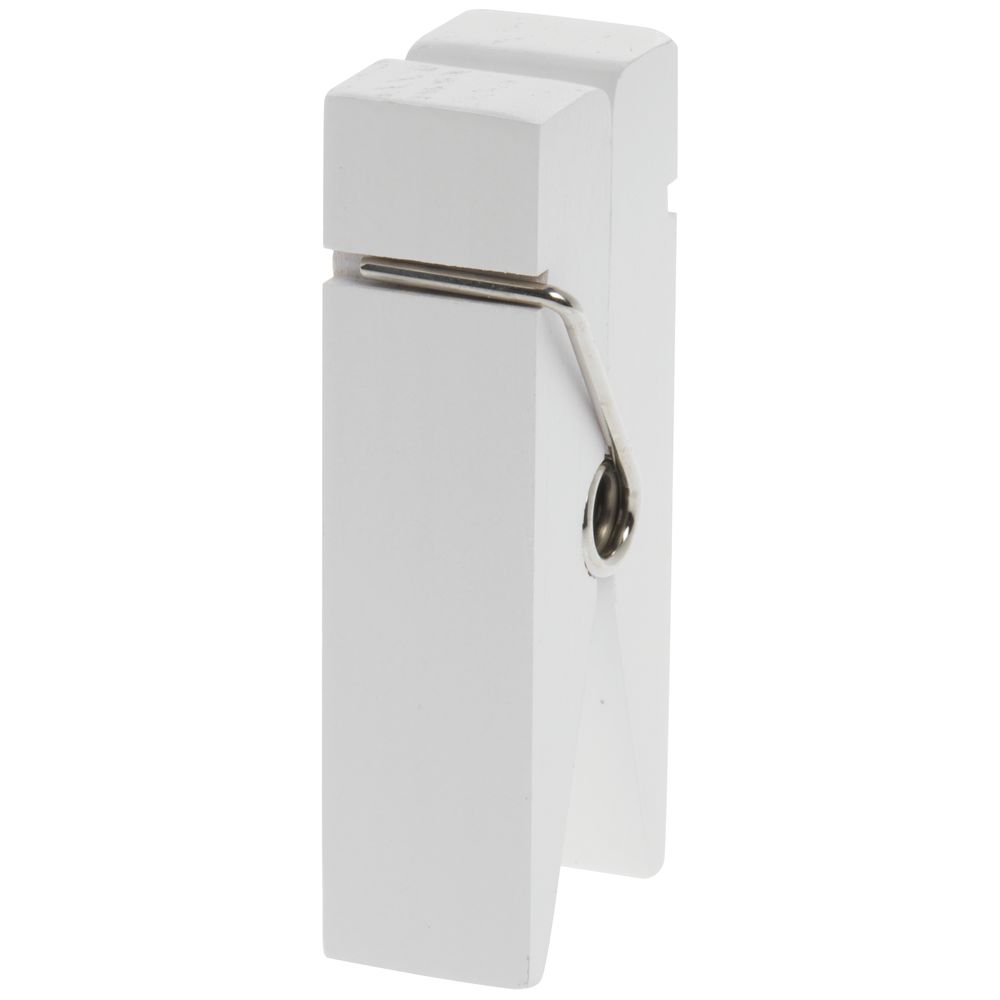 HOLDER, CLOTHESPIN, WHITE