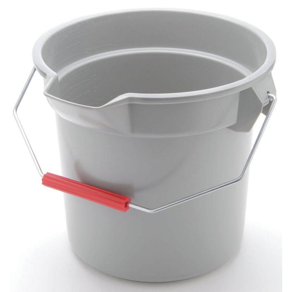 Rubbermaid Buckets Designed with a Thick Rim and Extra Strong Supporting Ribs for Durability