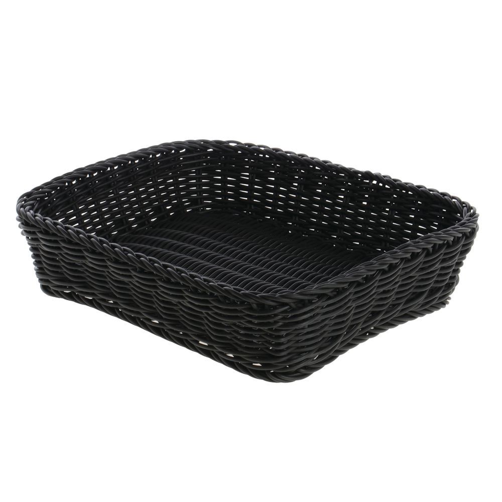 Black Wicker Basket for Unique Display