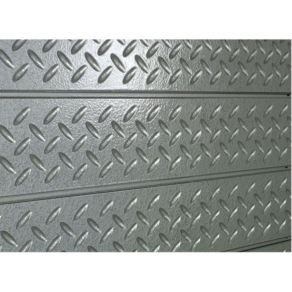 Bleached Concrete Slatwall Panels, 4'W x 2'H