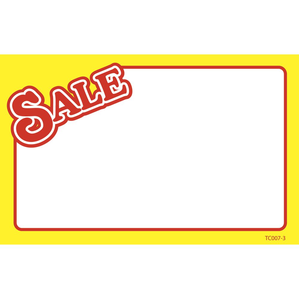 "Sale" Price Signs