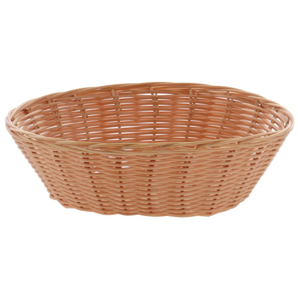 Syntheticl Basket is Oval10"L x 7 1/2"W x 3 1/4"H 