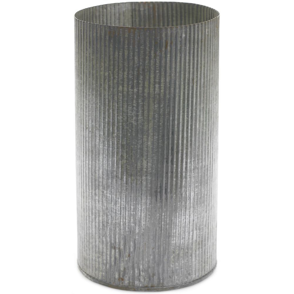 10 1/2" (H) Metal Cylinder Vase