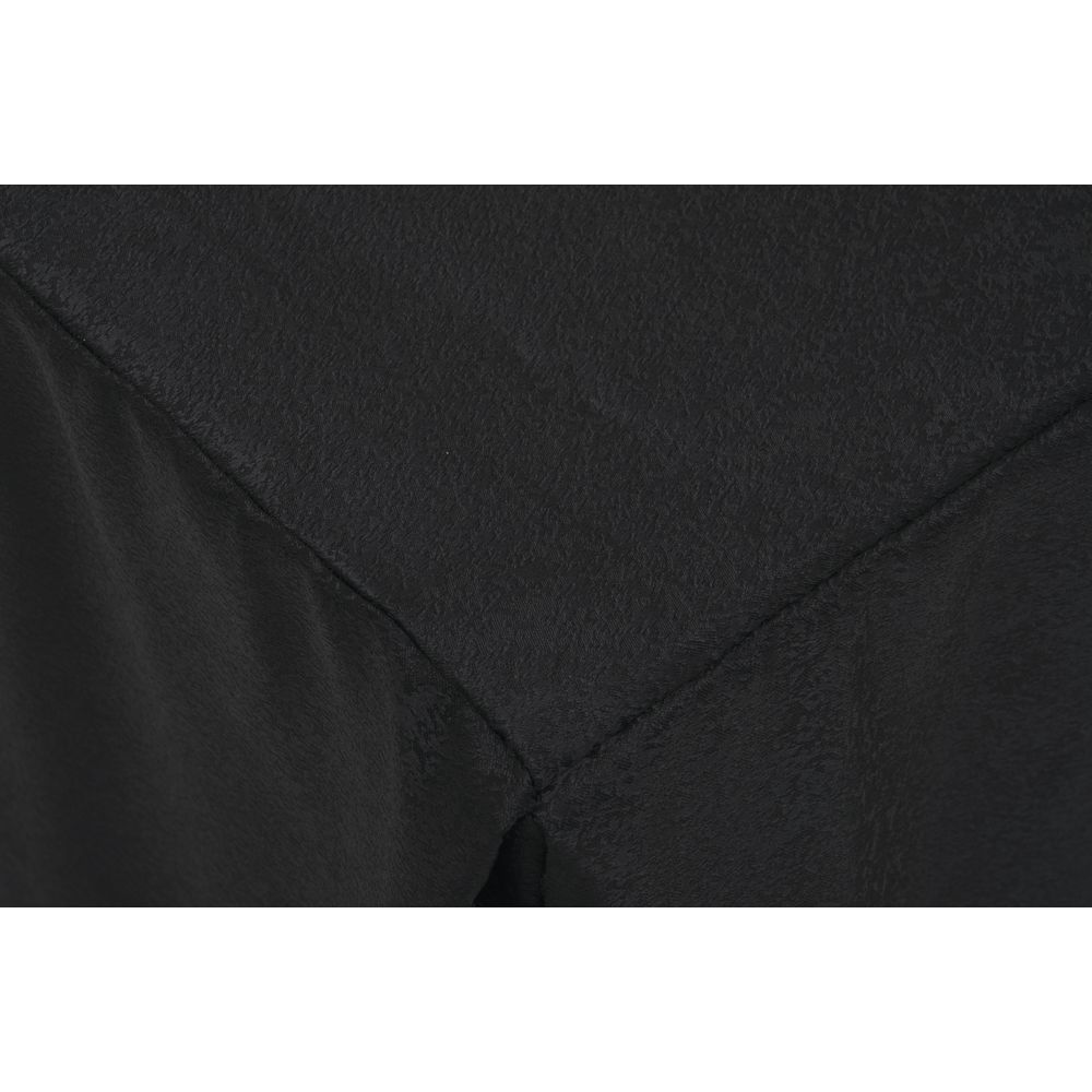 Snap Drape&#169; Fitted Polyester Table Covers Omni Black 96"L x 30"W x 30"H