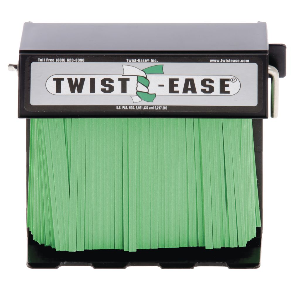 Twist-Ease Bag Closure Single Dispenser 6"L x 1 3/4"D x 5 1/2"H Black
