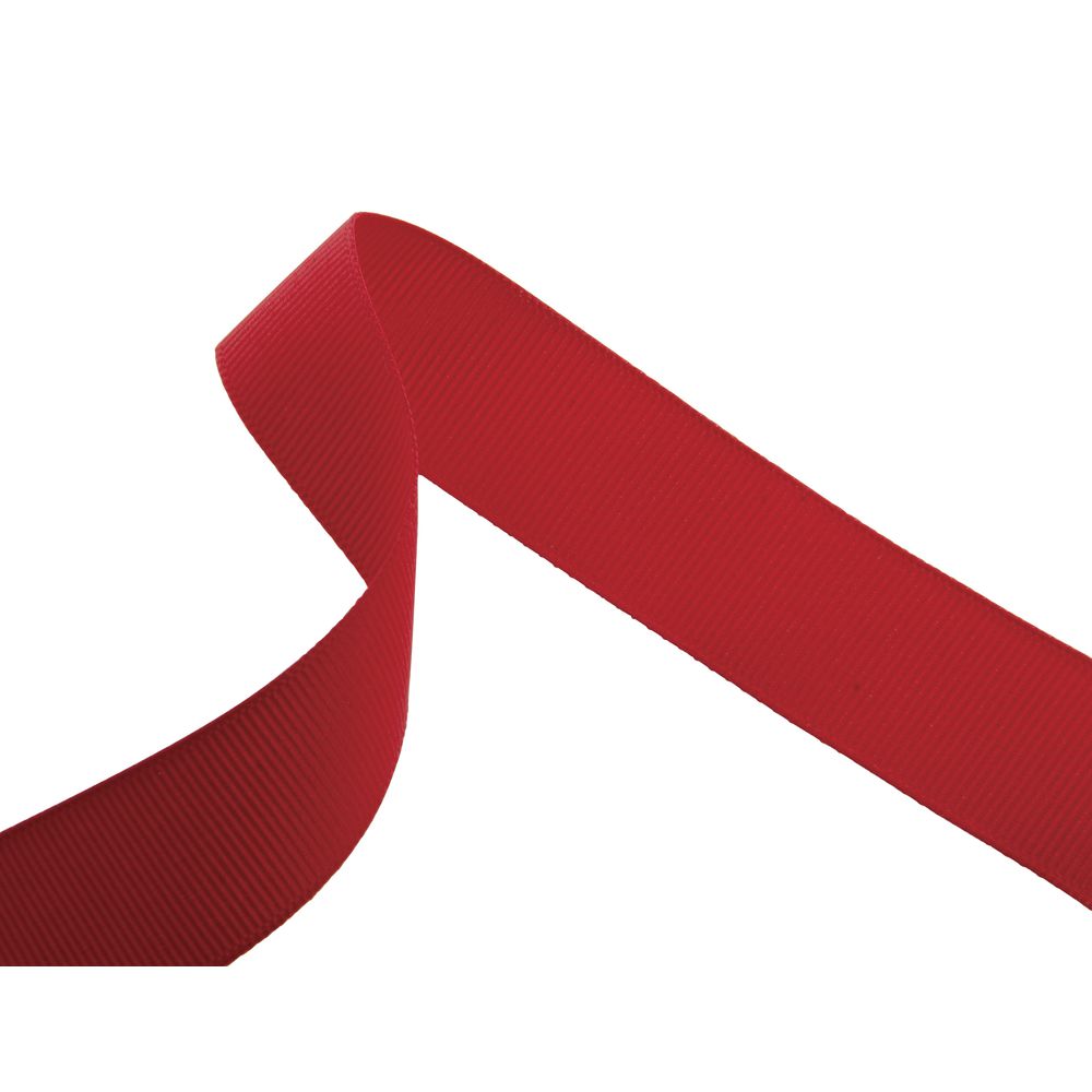 red grosgrain ribbon