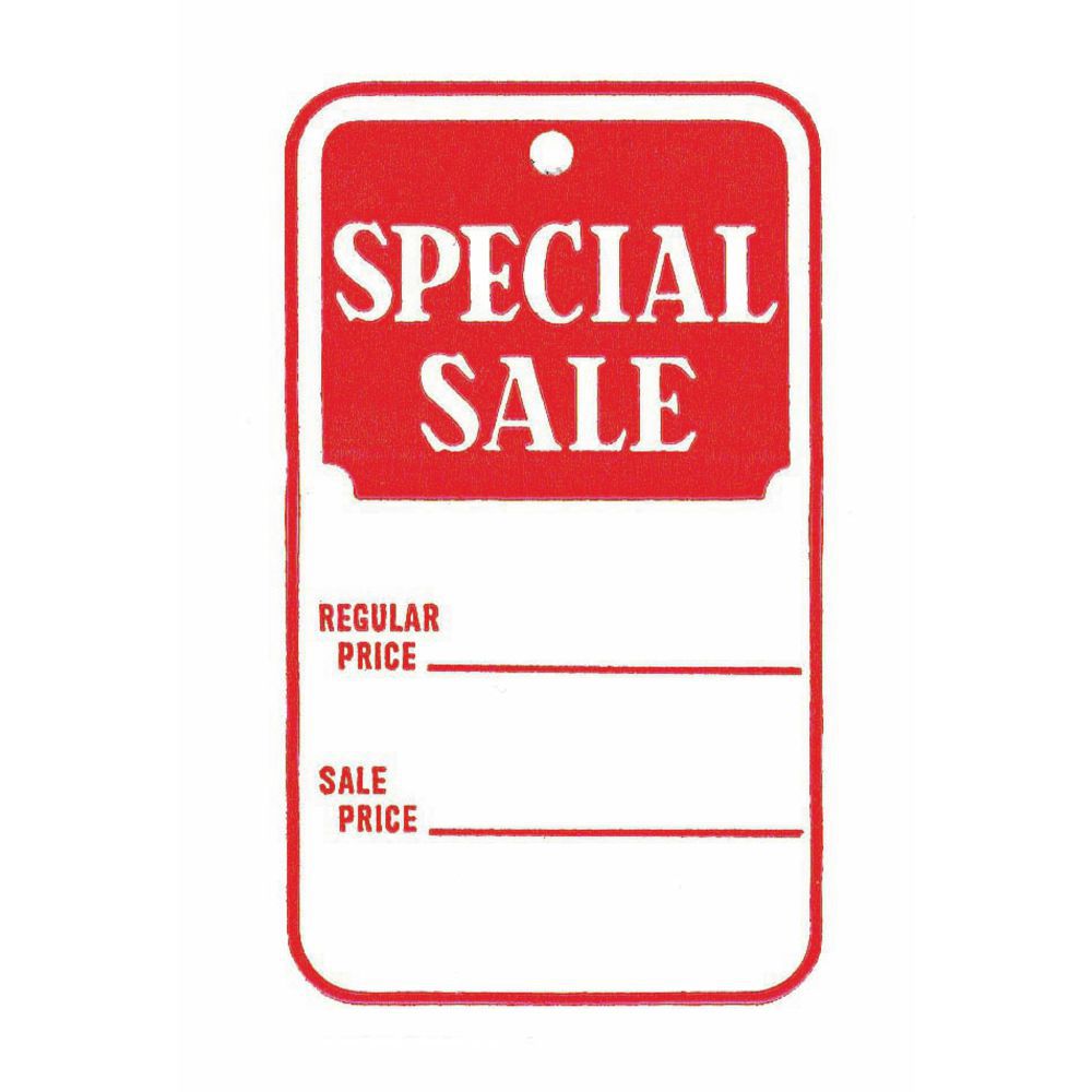 Special Sale Inventory Tags 
