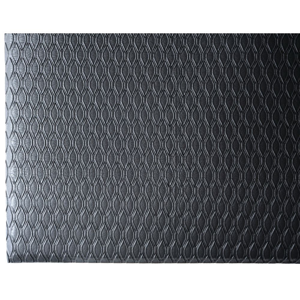 4 x 6 Black Anti-Fatigue Mat without Holes