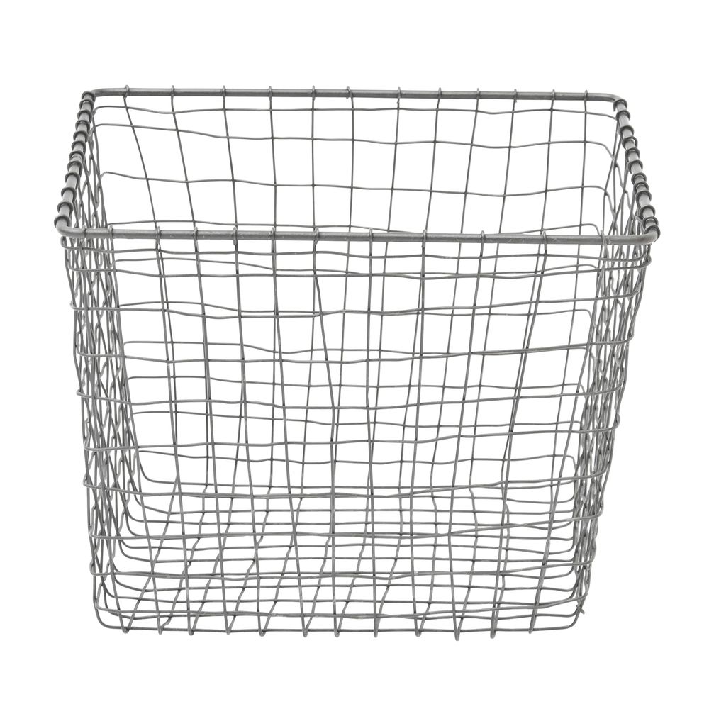 Square Wire Basket 11"L x 11"W x 8 1/2"H
