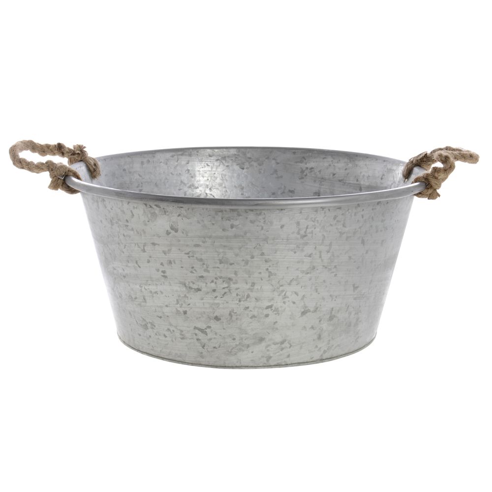 galvanized ice tub