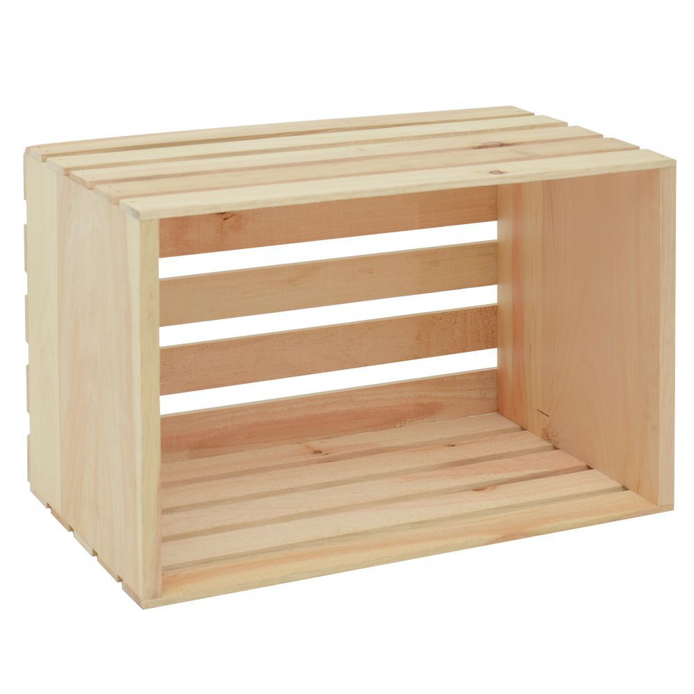 Large Wood Crate Riser