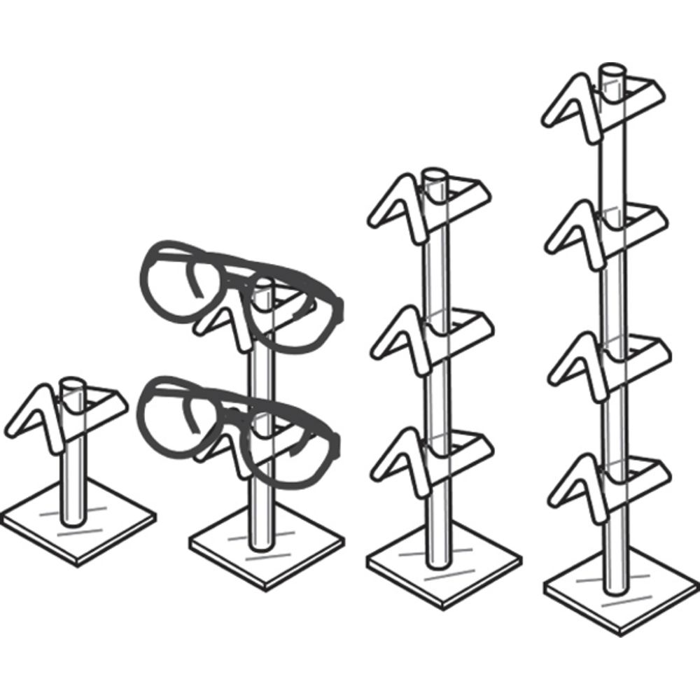 Single Clear Eyewear Display