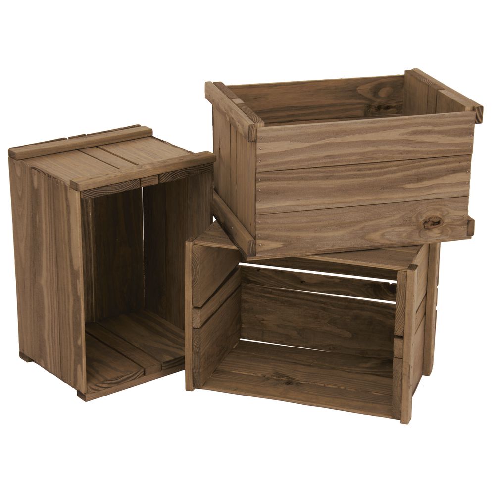 wooden crates