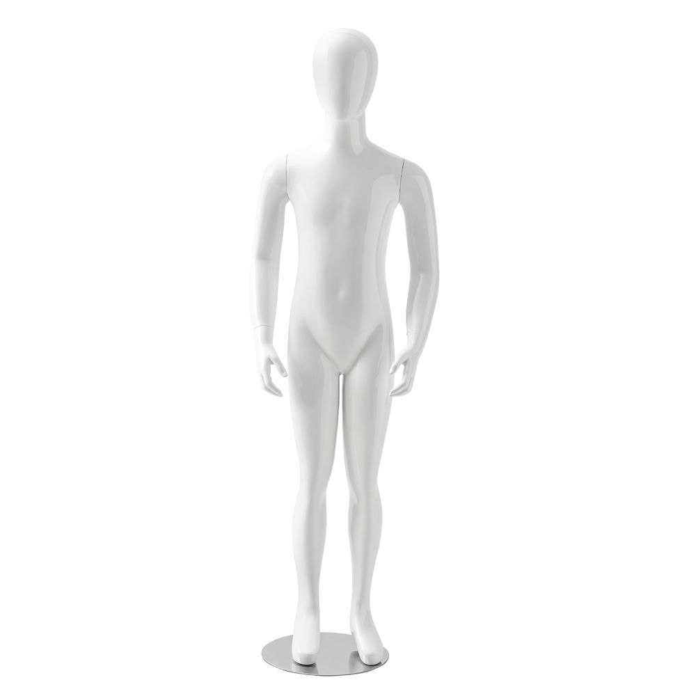 Hand on Hip White Abstract Male Mannequin