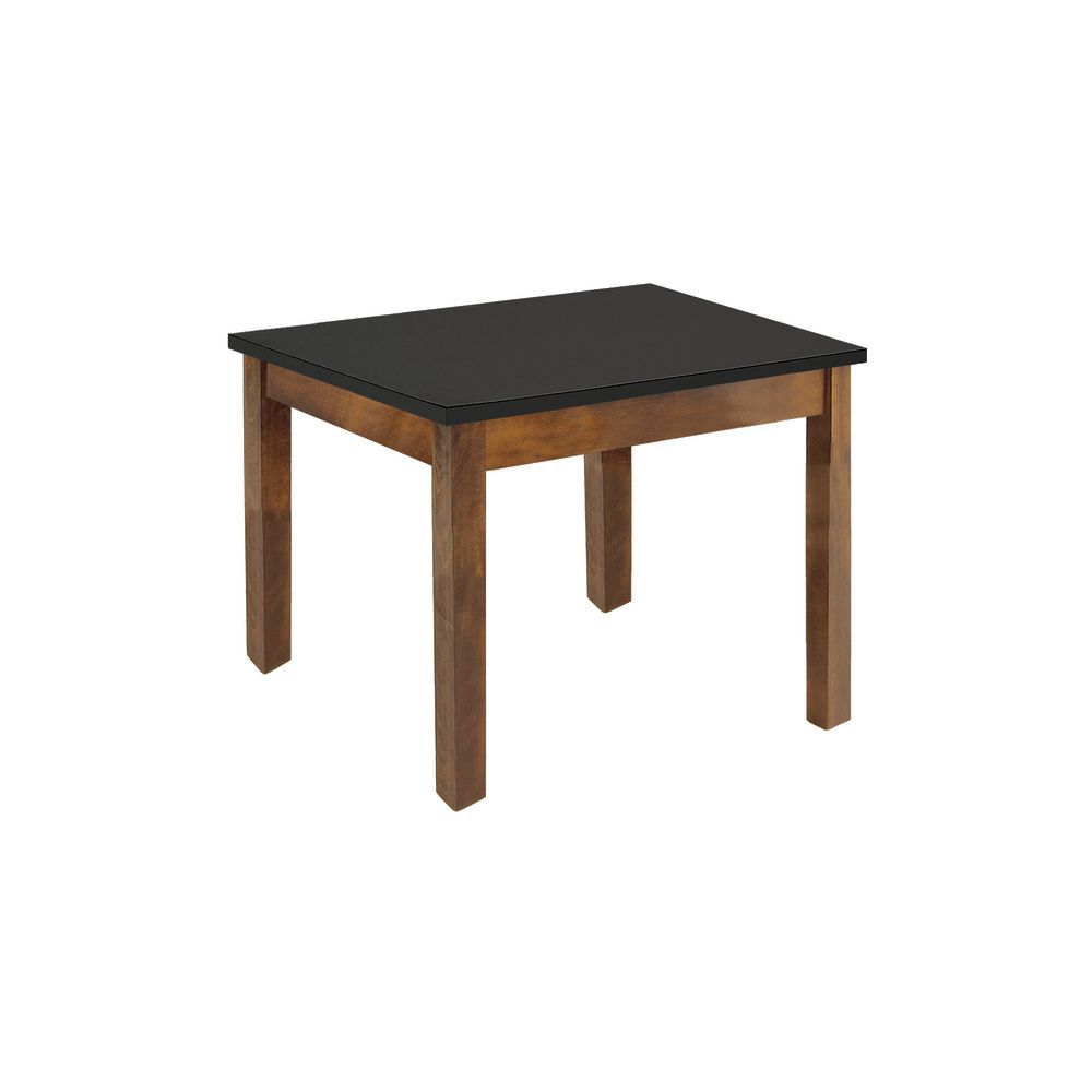 Product Display Stand Oak with Black Top 24"L x 20"W x 24"H
