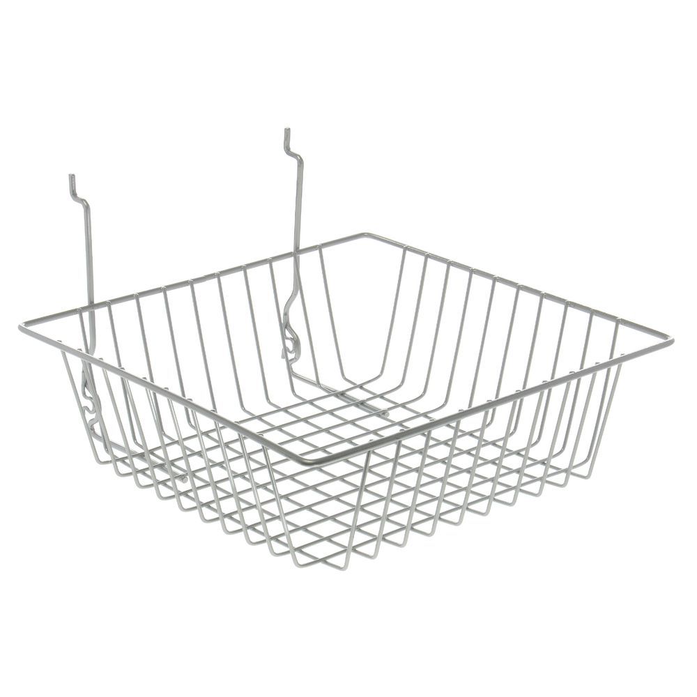 Chrome Pegboard Basket