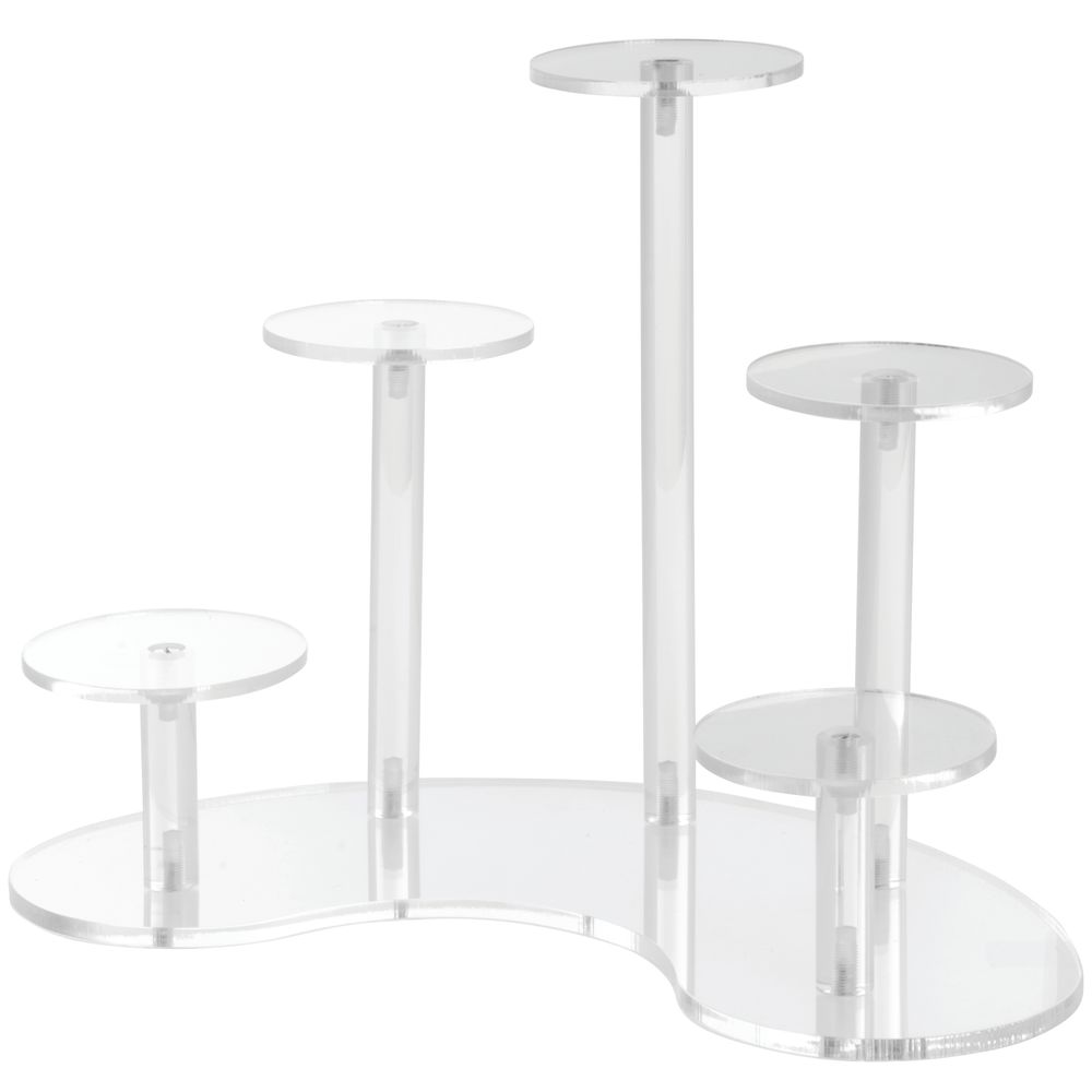 5-Pedestal Acrylic Display Stands