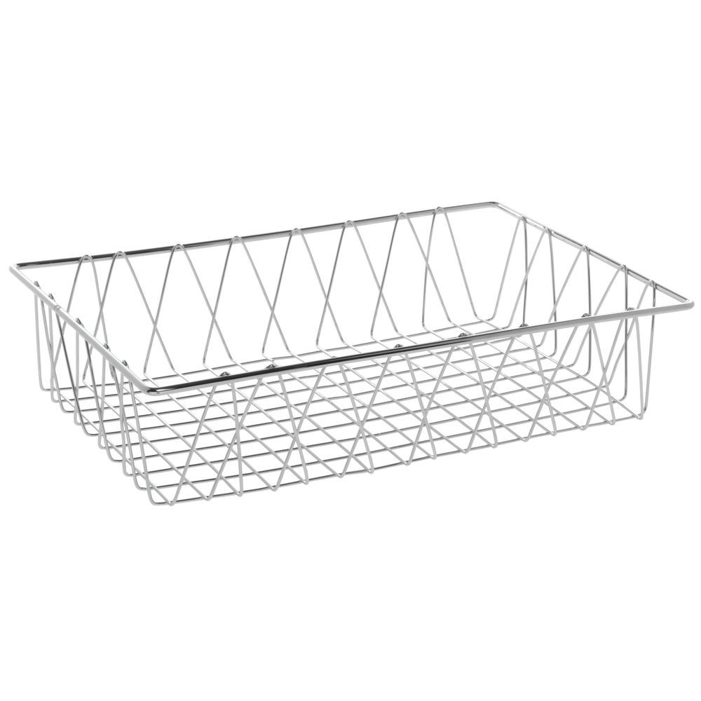 Chrome Wire Basket Features Attractive Design 