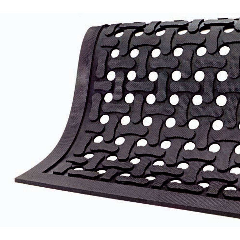 Comfort Flow Mat With A Non-Grit Surface Is 3&#39;W x 5&#39;L x 7/16"