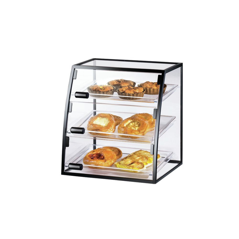 Countertop Bakery Display Case with Powder Coated Black Frame