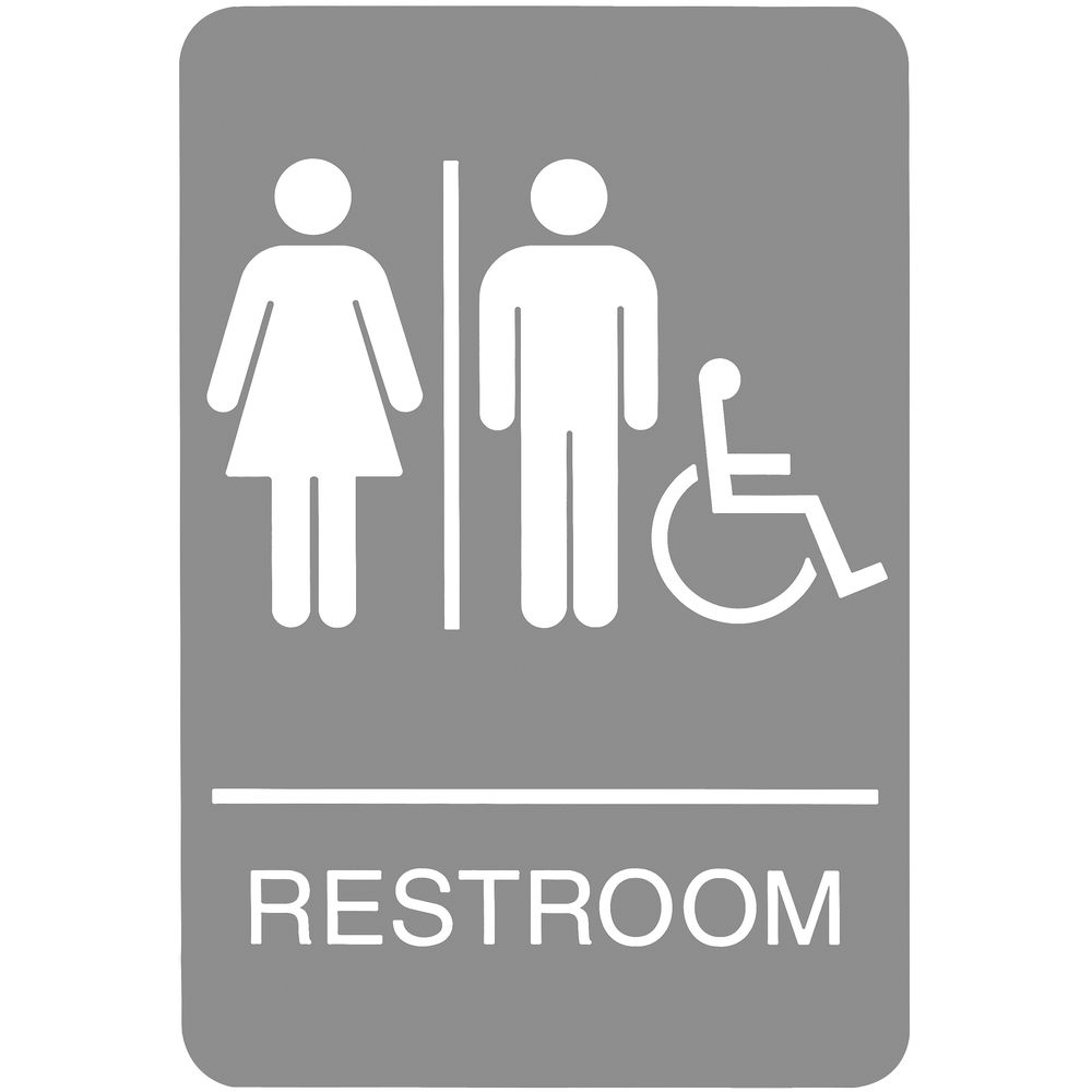 Wheelchair Accessible Restroom Sign
