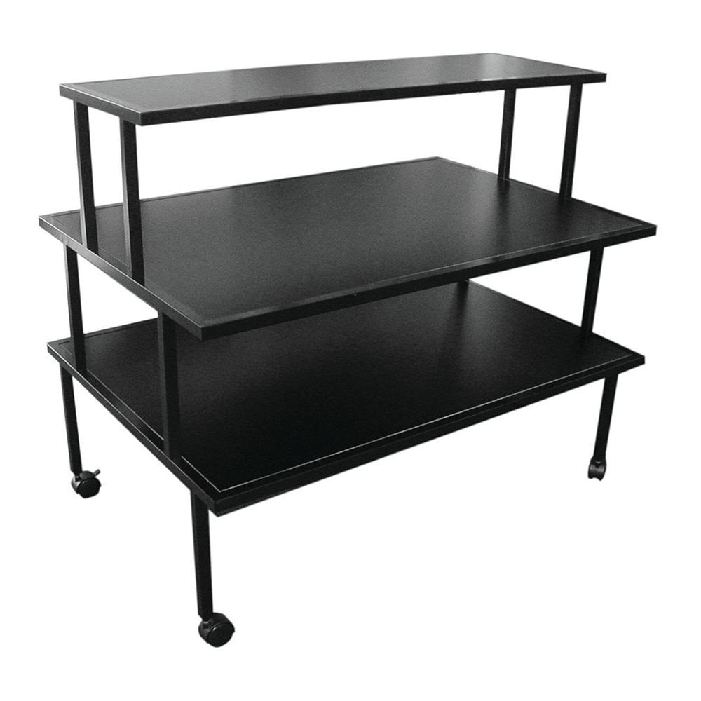 TABLE, 3-TIER, ROLLING, 48"LX34"DX39"H