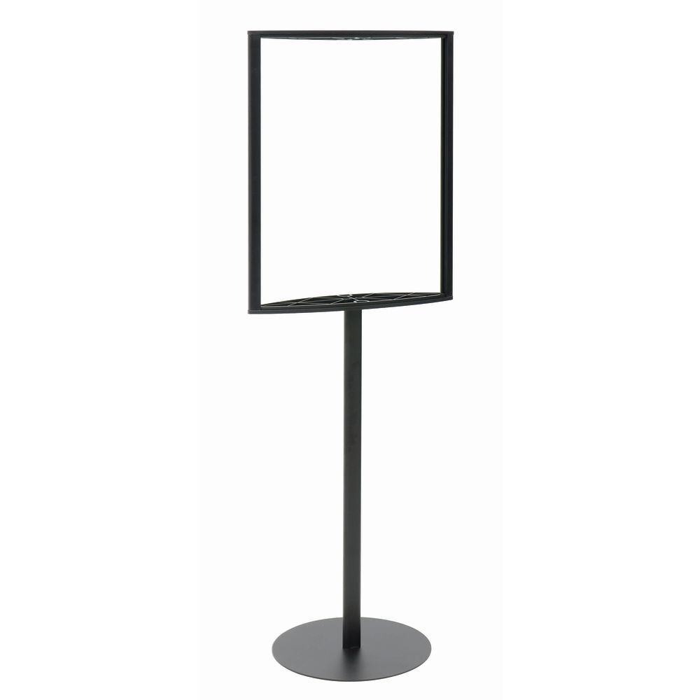 Convex Poster Stand, Black