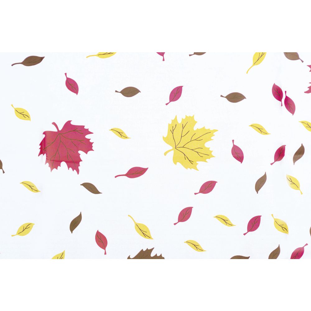 TABLECOVER, FALL LEAVES, 54"X108", PLASTIC