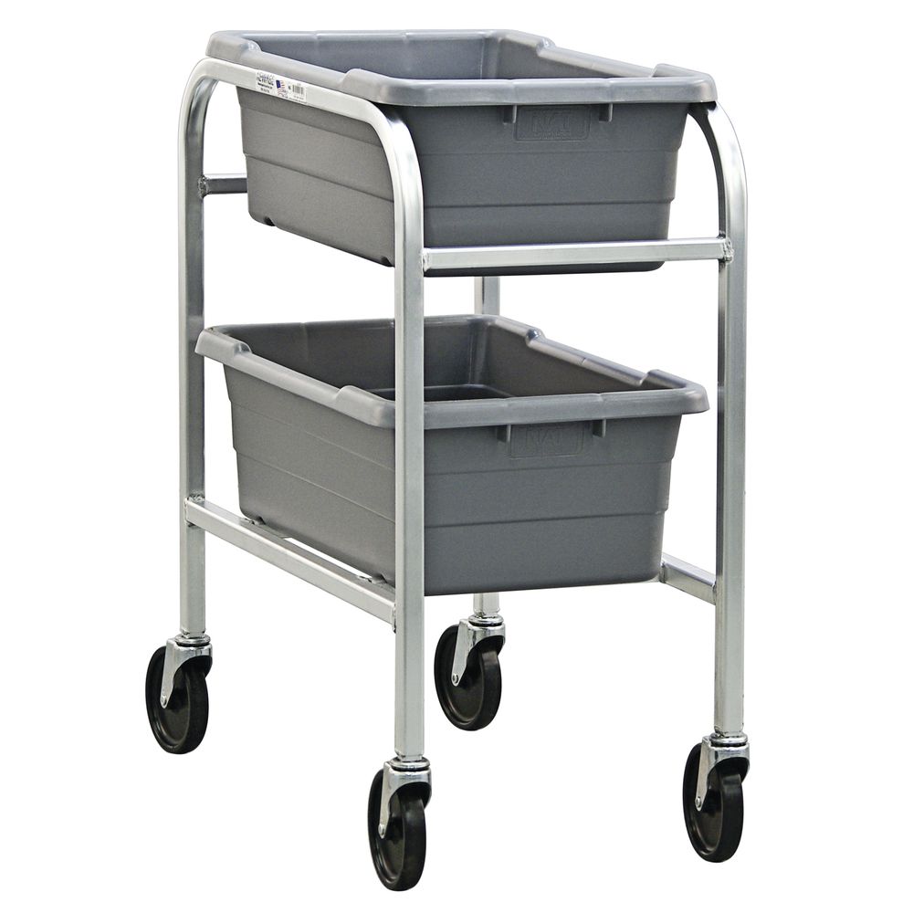 NewAge Rolling Cart 2 Lug 29 1/4"L x 16 3/4"W x 33"H Aluminum No Handle