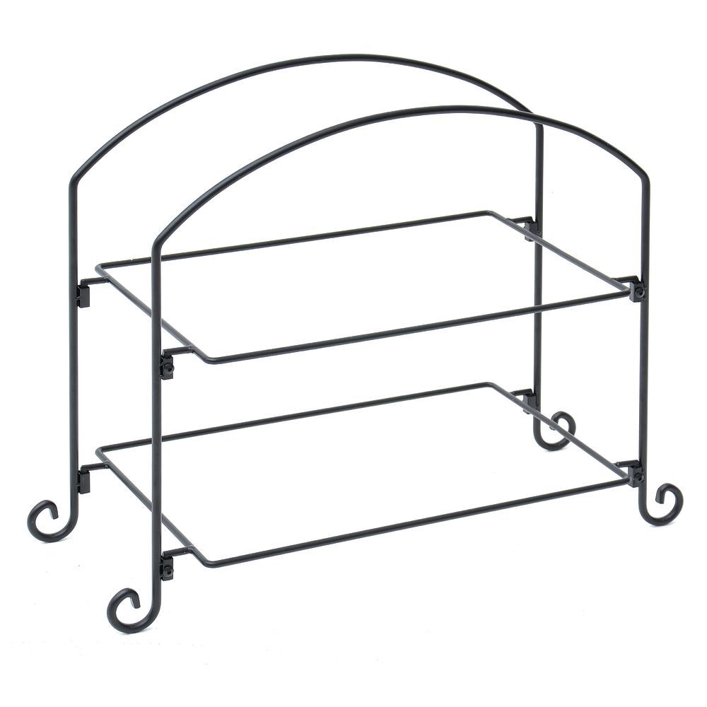 Cambro Cashier Stand with Left & Right Rails in Black Polyethylene 44