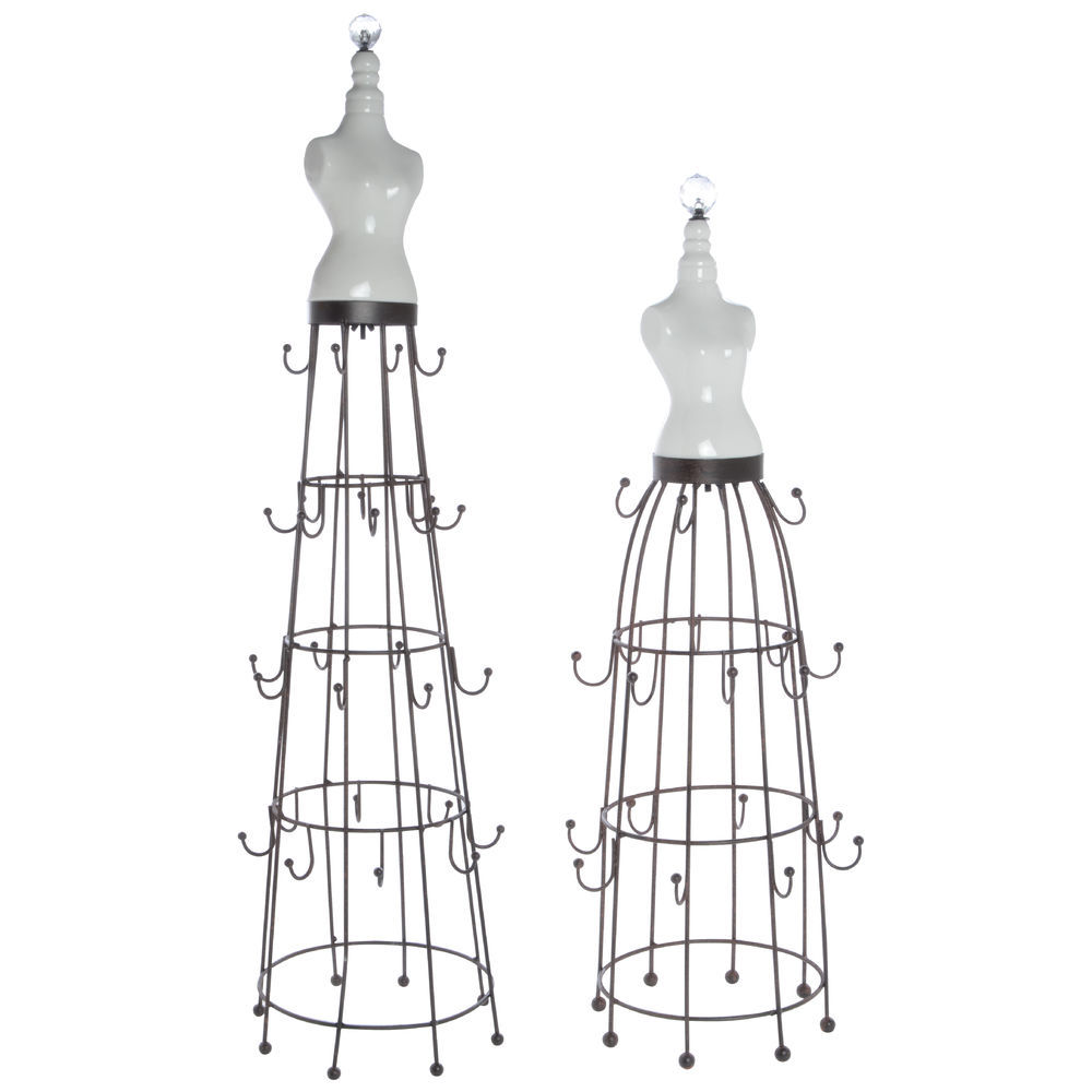 35" Dress Form Jewelry Holder
