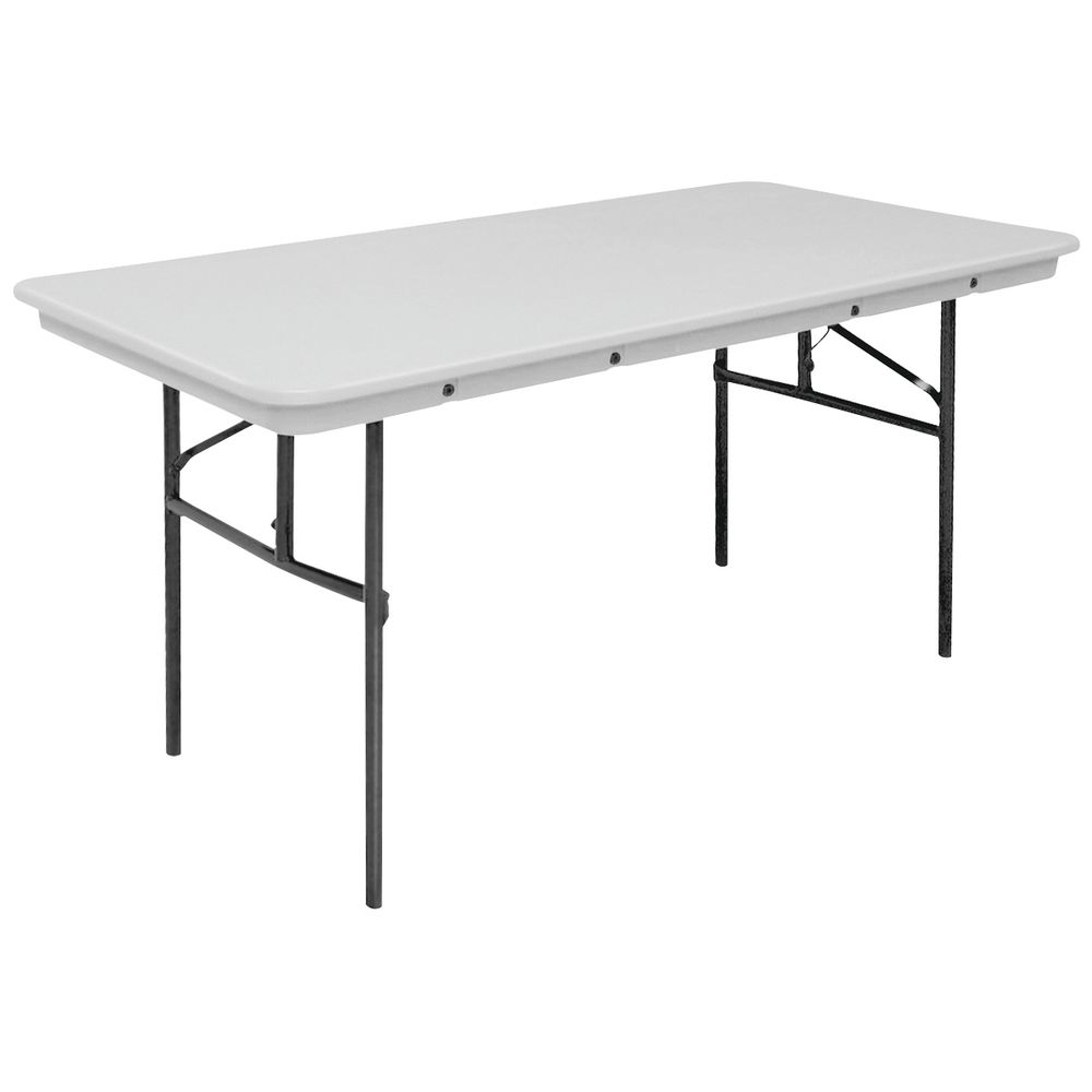 TABLE, FOLDING, PLASTIC, GREY, 60X30X30
