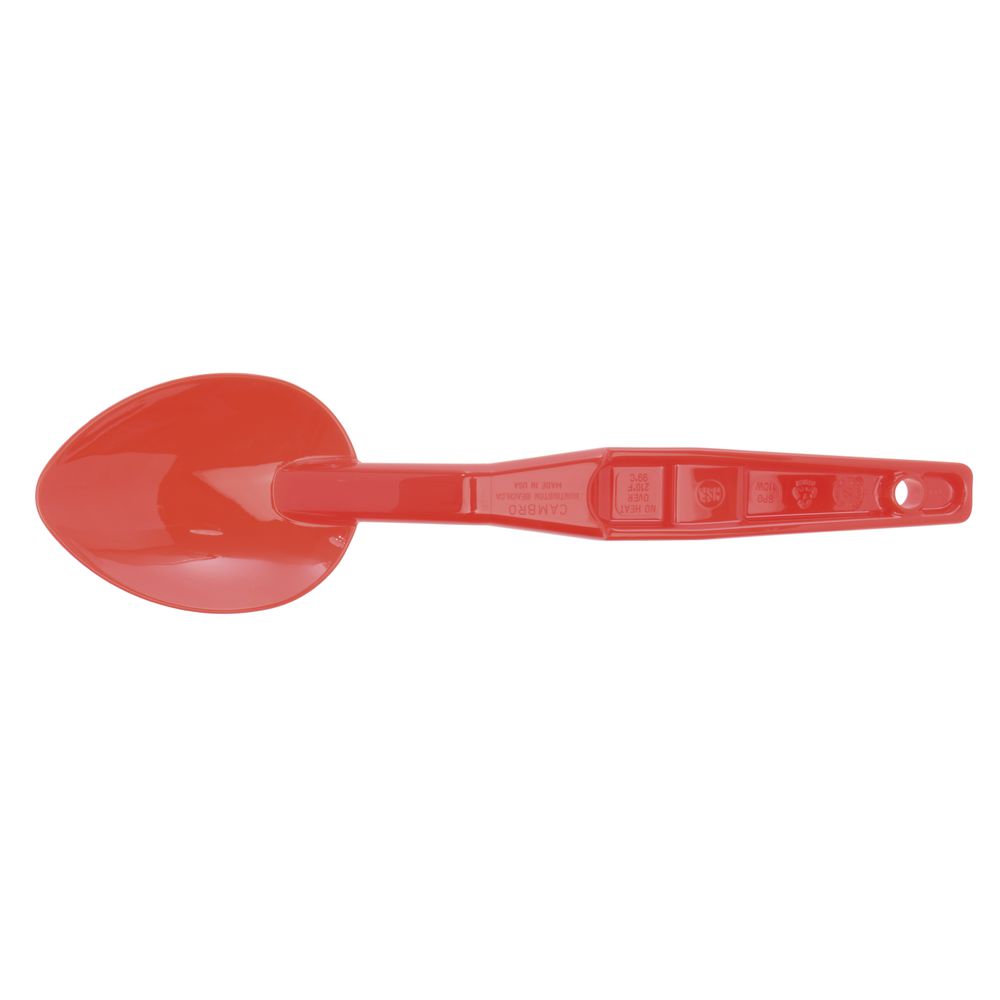 SPOON, SERVING, 11", SOLID, RED
