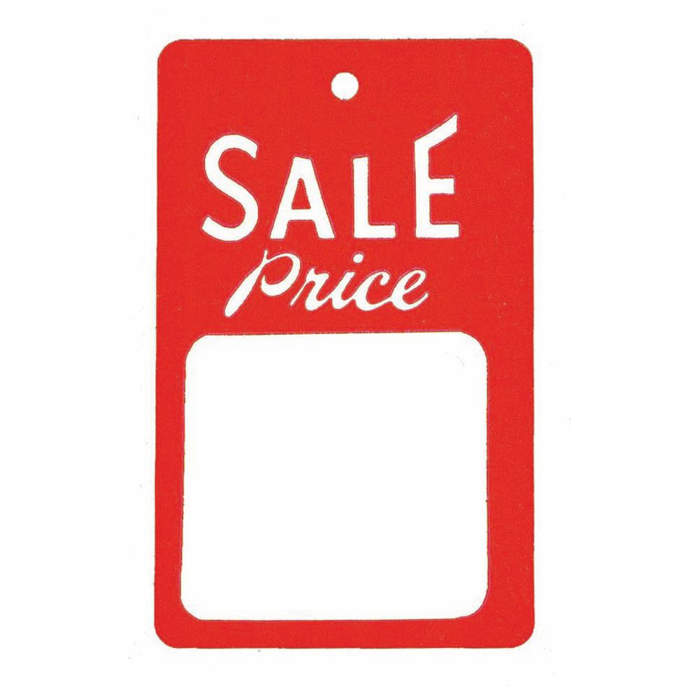 Sale Price Tags (Red/White) 