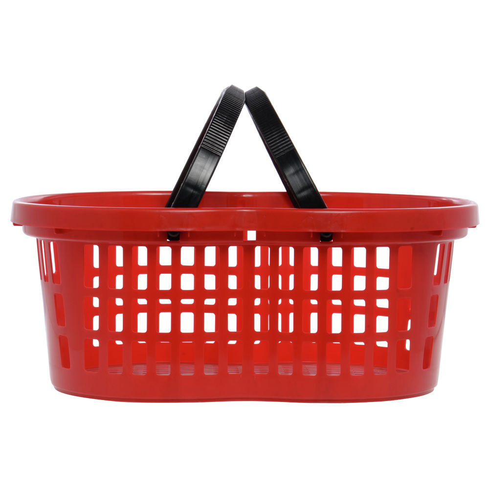 NEW Shopping Basket Set set of 6 red 
