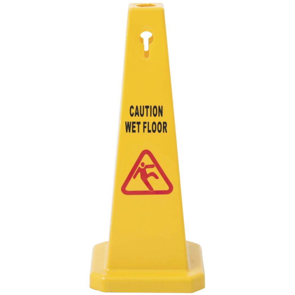 HUBERT&#174; Wet Floor Sign is 26 5/16"H And 4 Sided